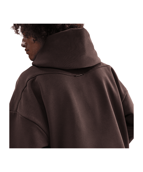 Nike Secondary Brushed Hoody Braun F237 - braun