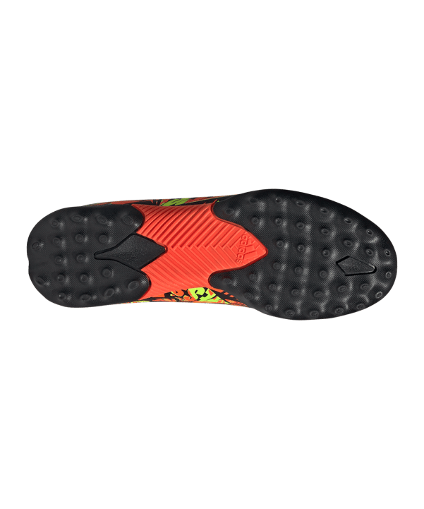 adidas NEMEZIZ Messi.3 TF J Kids Rot Gelb Schwarz - rot