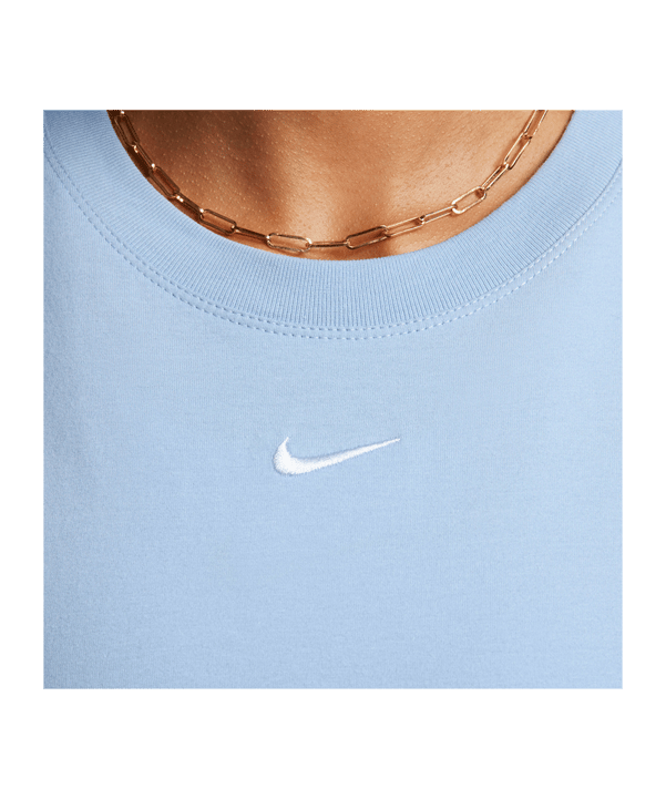 Nike T-Shirt Damen Blau Weiss F440 - blau