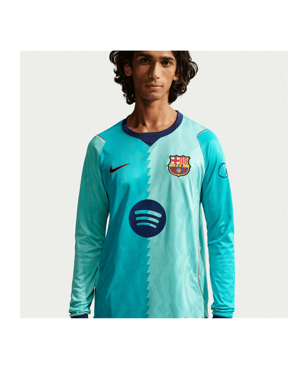 Nike FC Barcelona Trikot Langarm 3rd 2026/2027 Grün F341