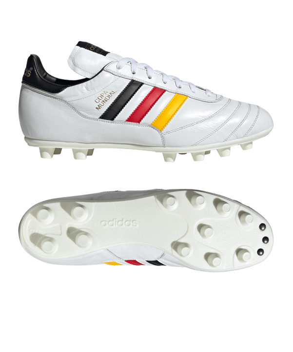 adidas COPA Mundial FG Germany Weiss Schwarz Weiss - weiss