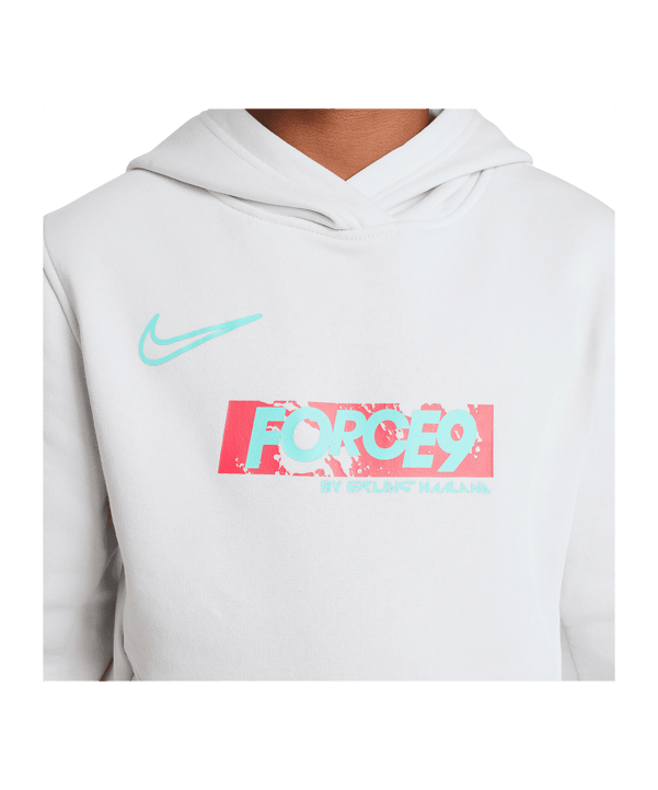 Nike Club Fleece Erling Haaland Hoody Kids Grau F025 - grau