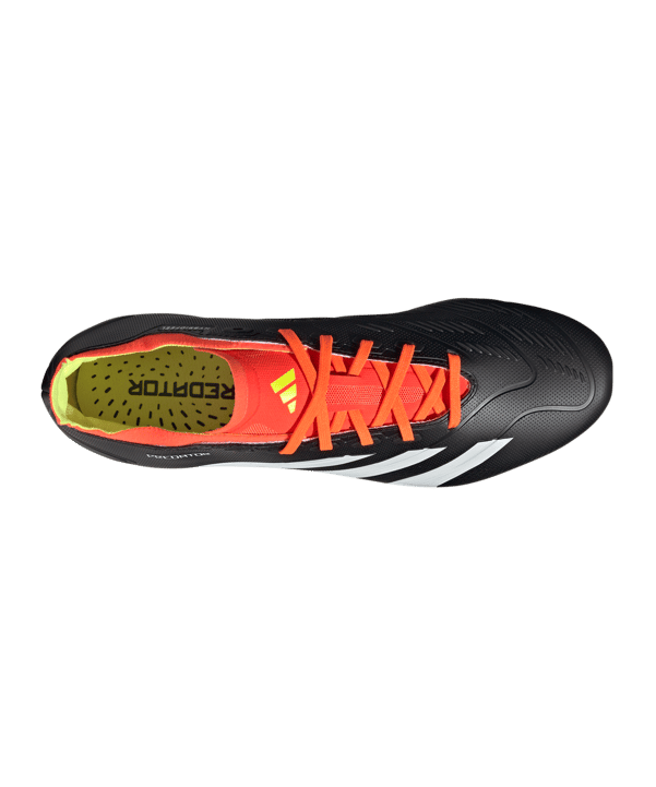 adidas Predator League FG Solar Energy Schwarz Weiss Rot - schwarz