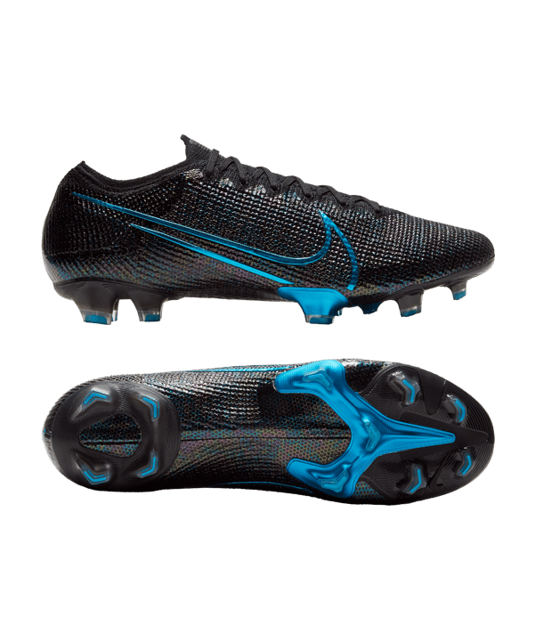 Nike Mercurial Vapor XIII Wavelength Elite FG Schwarz F049 - schwarz