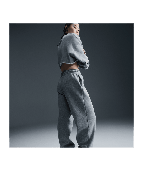 Nike Phoenix 2 Fleece Jogginghose Damen Grau F063 - grau