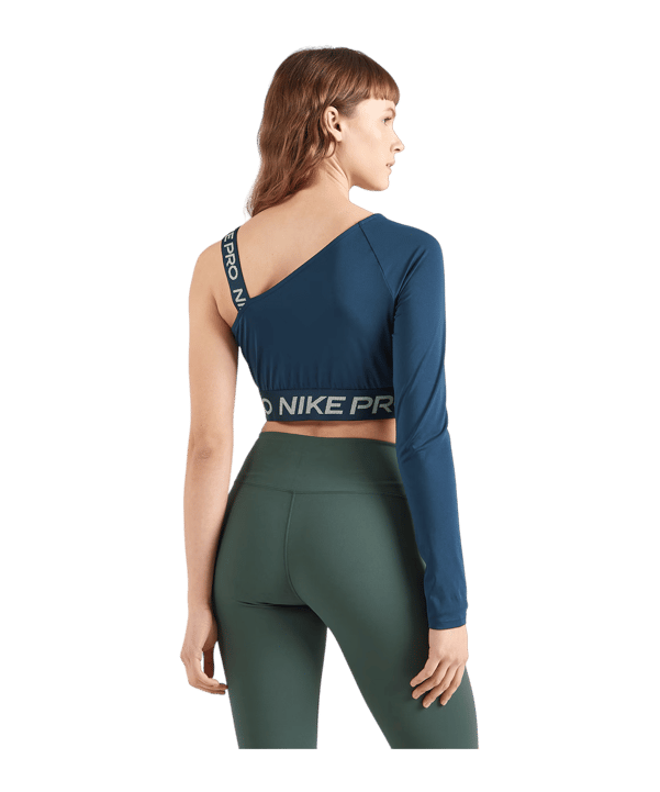 Nike Shine Crop T-Shirt Damen Blau F478