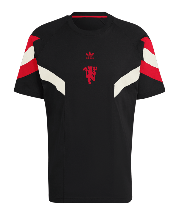 adidas Originals Manchester United T-Shirt Schwarz - schwarz