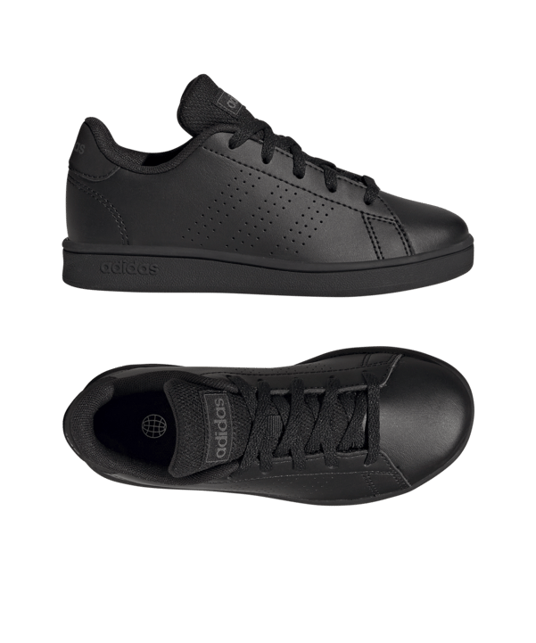 adidas Advantage Lifestyle Court Lace Schwarz - schwarz