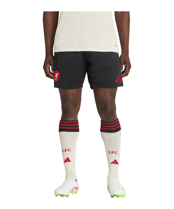 adidas FC Liverpool Short Away 2025/2026 Schwarz - schwarz