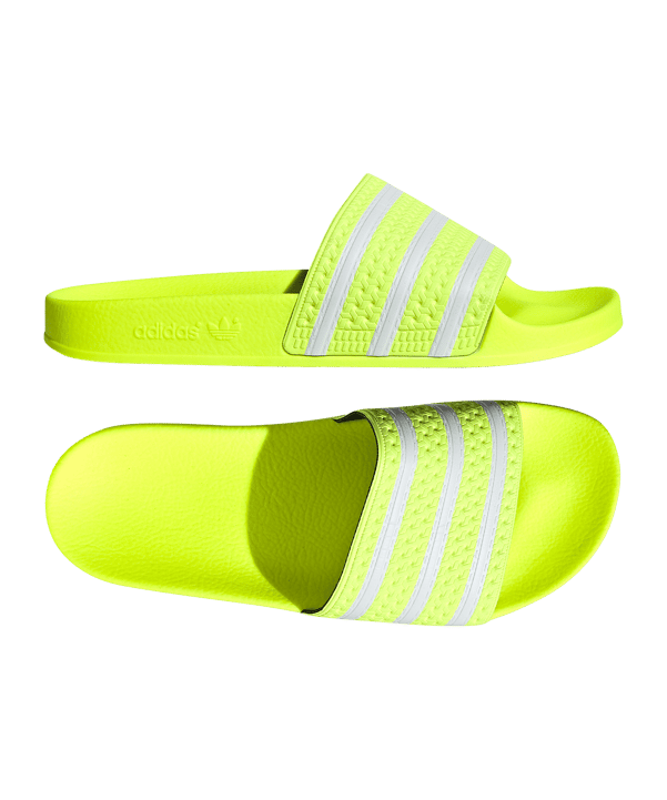 adidas Originals Adilette Badelatsche Gelb - gelb