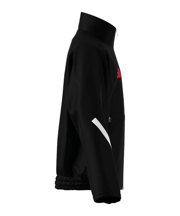 adidas Manchester United Anthem Jacke Kids Schwarz - schwarz