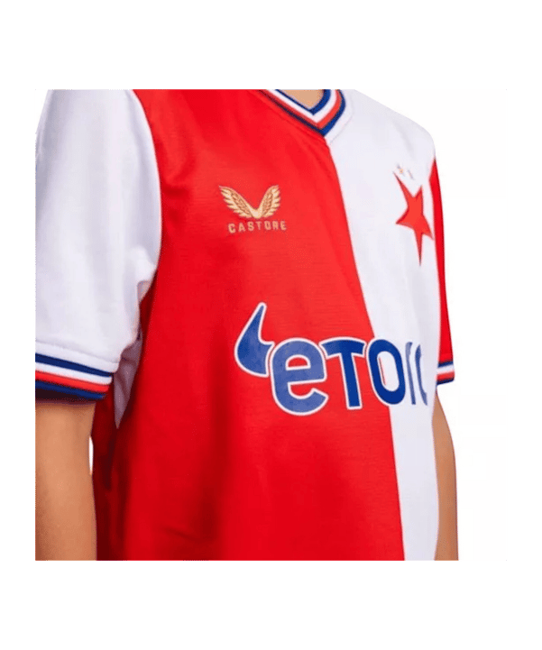 Castore SK Slavia Prague Maglietta Home 2026/2027 Bambini Rosso - rosso