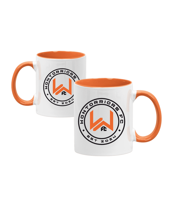 Wontorriors FC Fan Tasse Logo Accessoire Orange - orange