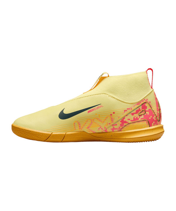 Nike Jr Air Zoom Mercurial Superfly X Academy IN  Mbappe Signature Kids Orange Blau F800 - orange