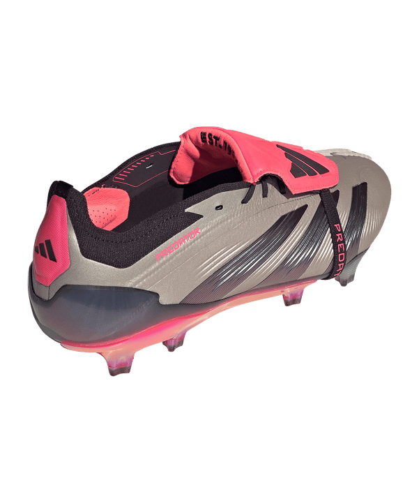 adidas Predator Elite FT FG Vivid Horizon Grau Pink - grau