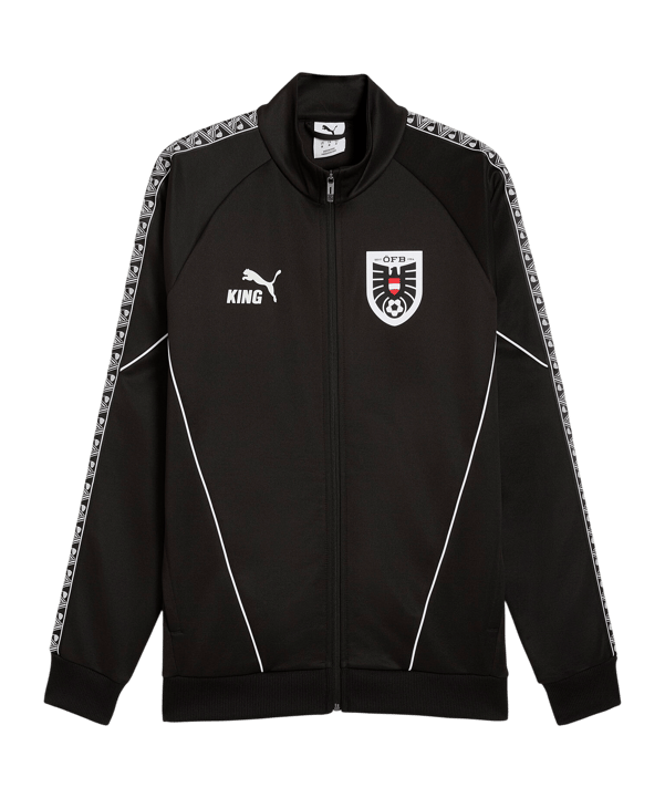 PUMA ÖFB Österreich King Anthem Jacke Schwarz F14 - schwarz