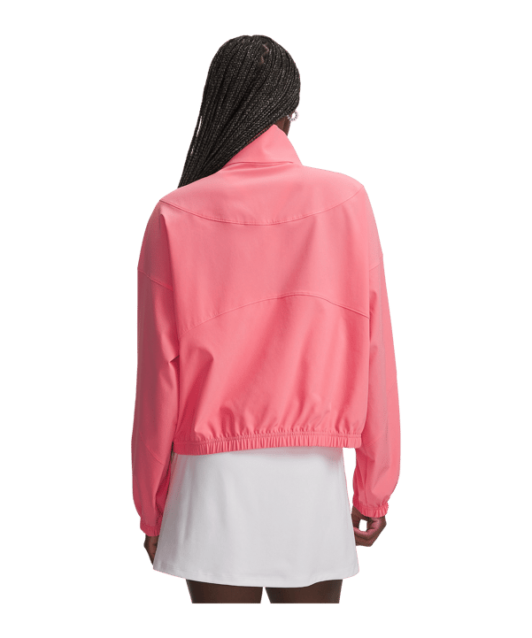 Under Armour Rival Woven Jacke Damen Rosa F600 - rosa