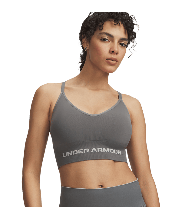 Under Armour Vanish Seamless Low Brassière de sport Femmes Gris C709 - gris
