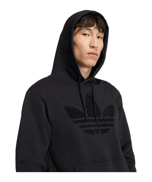 adidas Originals Monogram Hoody Schwarz - schwarz
