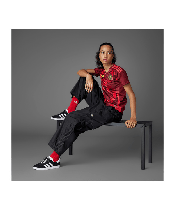 adidas Deutschland Dfb Deutschland Em 2025 Trikot Away EM 2025 Damen Rot - rot