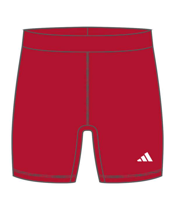 adidas Techfit Short Tight Kids Rot - rot