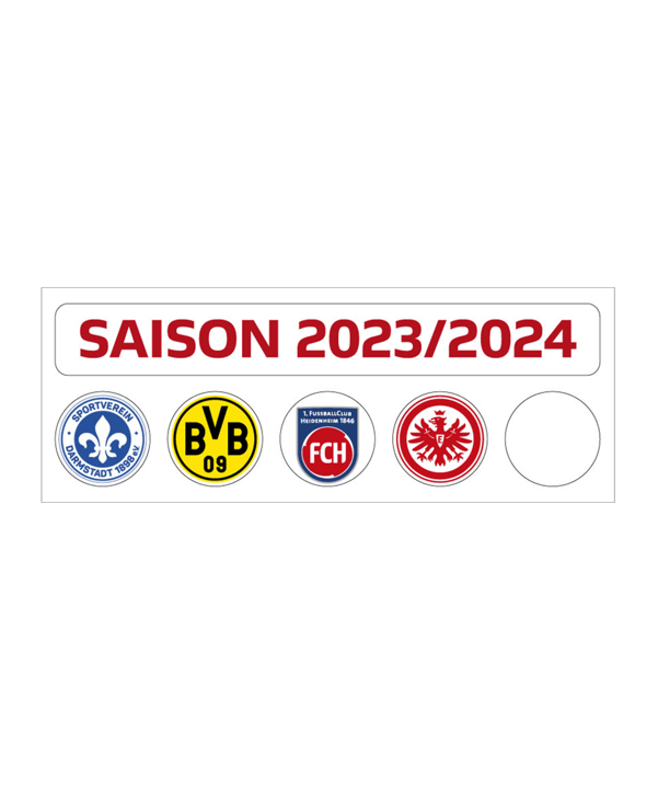 Magnettabelle Bundesliga Update-Set 2023/2024 - weiss
