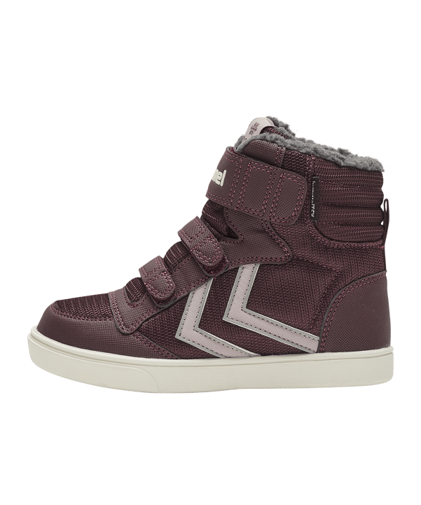Hummel Stadil Super Poly Mid Recycle Sneaker  enfants brun F8016 - brun