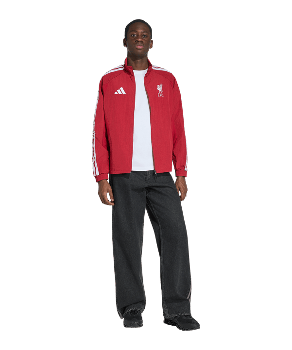 adidas FC Liverpool Anthem Jacke Rot - rot