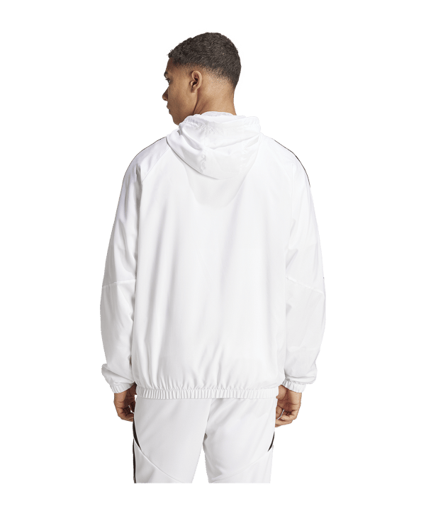 adidas Tiro 24 Windbreaker Weiss Schwarz - weiss