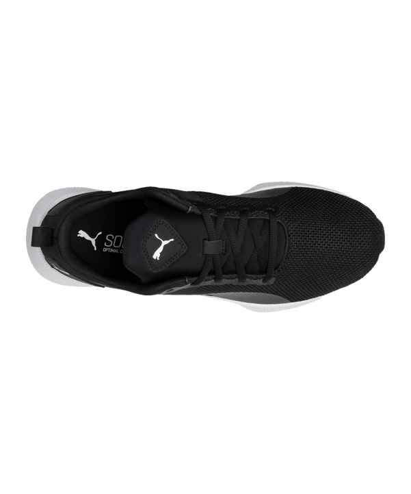PUMA Flyer Runner Running Schwarz Weiss F02 - schwarz