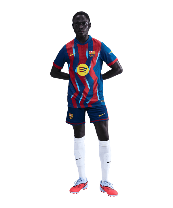 Nike FC Barcelona Authentic 4th Trikot 2025/2026 Blau F432 - blau