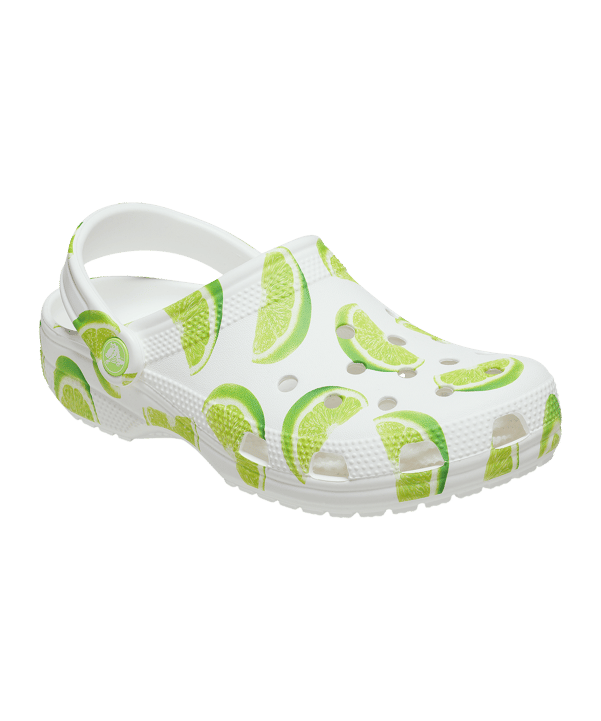 Crocs Classics Fresh Fruits Clog Badelatsche Grün - gruen