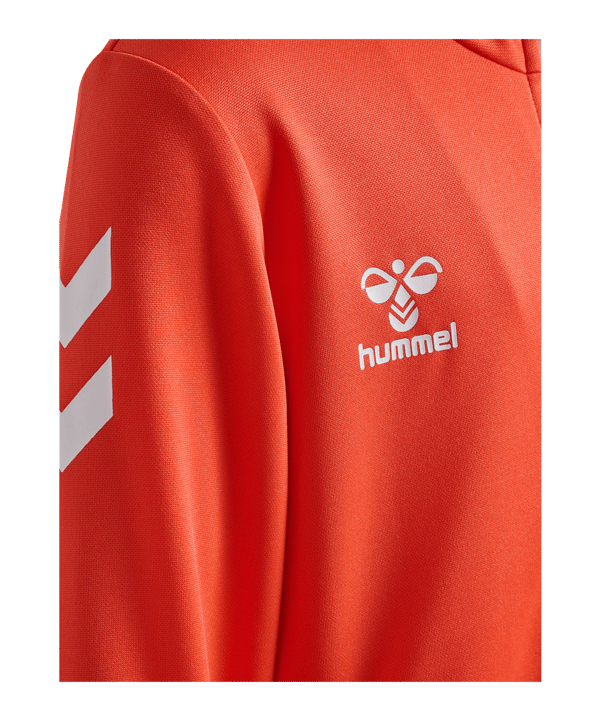 Hummel Logo Trainingsanzug Kids Orange F4205 - orange