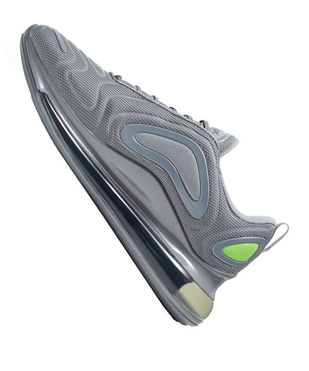 Nike Air Max 720 Sneaker Grau Grün F001 - grau