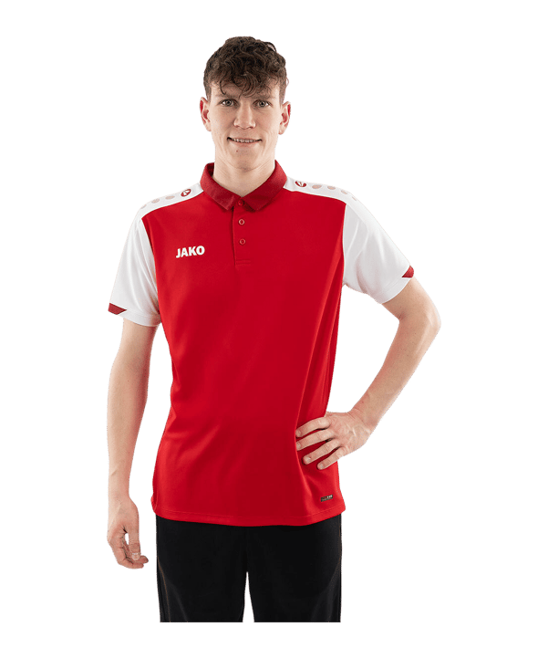 JAKO Dynamic Polo Rot F114 - rot