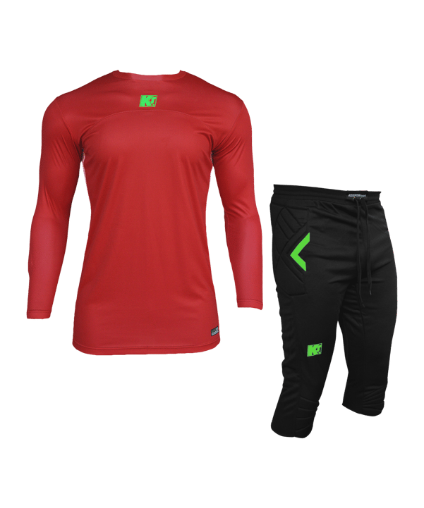 KEEPERsport Torwarttrikot Set LS Rot F116 - rot