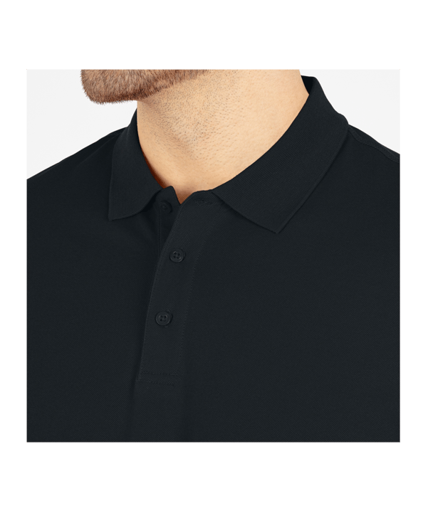 JAKO Doubletex Poloshirt Schwarz F800 - schwarz