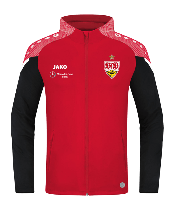 JAKO VfB Stuttgart Performance Kapuzenjacke Rot F101 | Fan-Shop