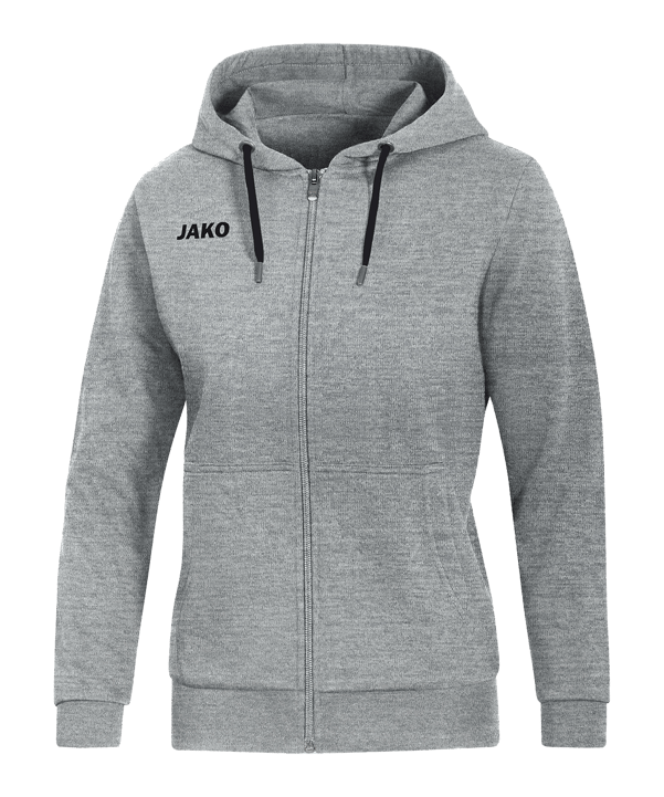 JAKO Base Giacca con cappuccio Donna Grigio C041 - grigio
