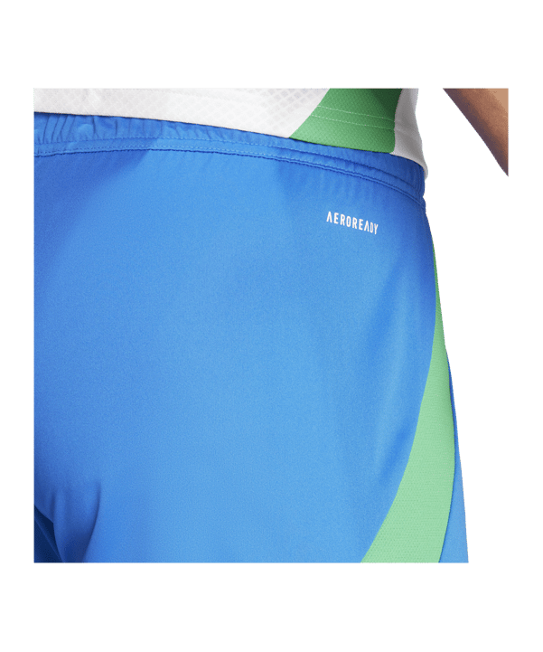 adidas Italien Short Away EM 2024 Blau - blau