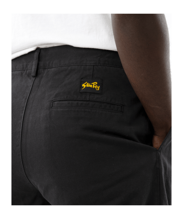 Stan Ray Twill Double Pleat Chino Schwarz - schwarz
