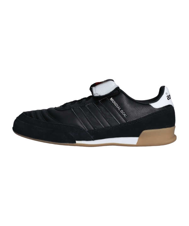 adidas Mundial Goal Halle Black Stripes Schwarz - schwarz