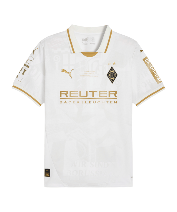 PUMA Borussia Mönchengladbach Special Edition Trikot 2025/2026 Kids Weiß F01 - weiss