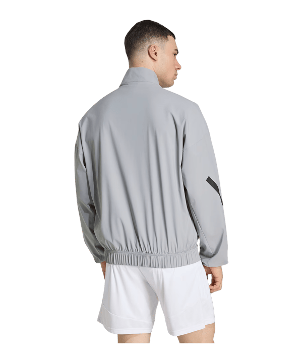 adidas Juventus Turin Anthem Jacke Grau - grau