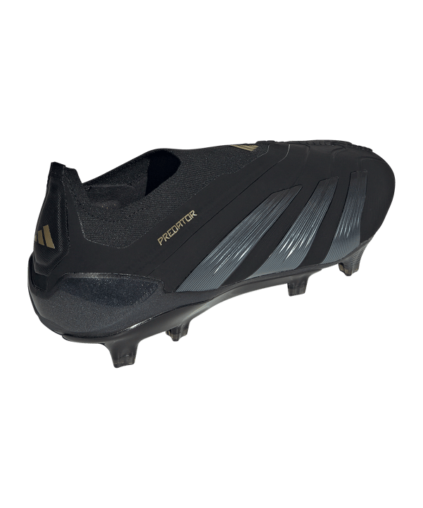 adidas Predator Elite LL FG Dark Spark Schwarz Grau - schwarz