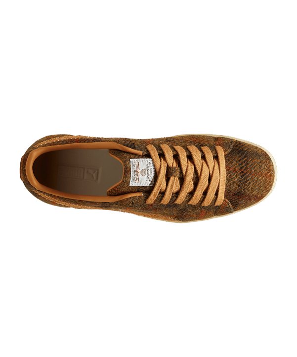 PUMA Clyde Harris Tweed Sneaker Braun F02 - braun
