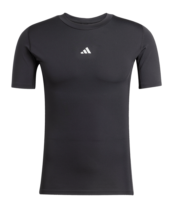 adidas Techfit Longsleeve Schwarz - schwarz
