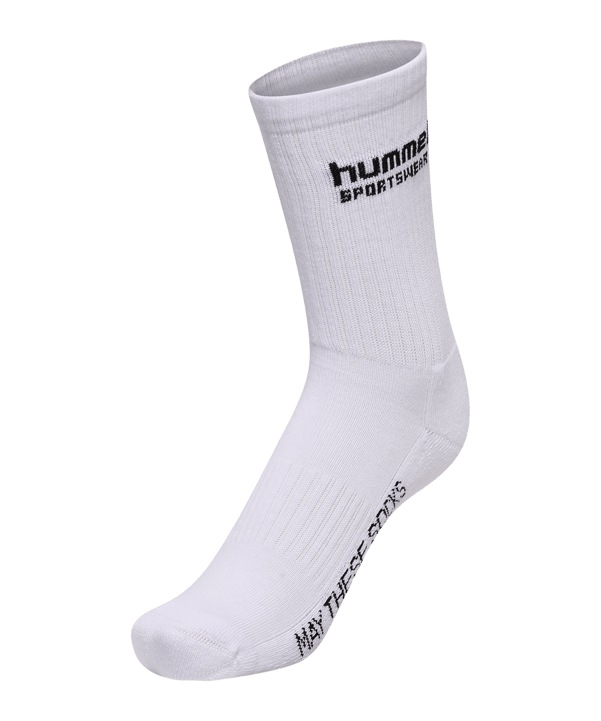 Hummel hml 3er Pack Socken Weiß F9347 - weiss