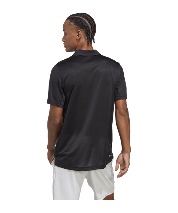 adidas Club Tennis Polo Shirt Black - schwarz