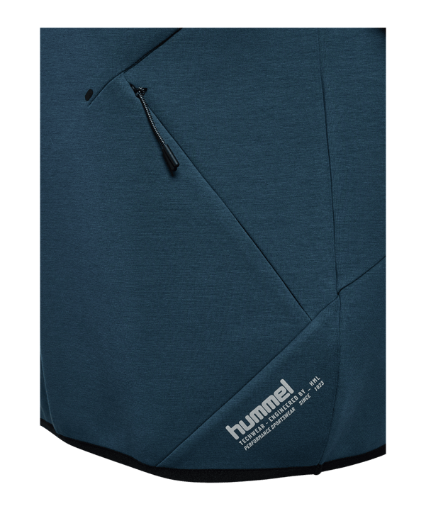 Hummel Tech Fleece Halfzip Sweatshirt Blau F7280 - blau